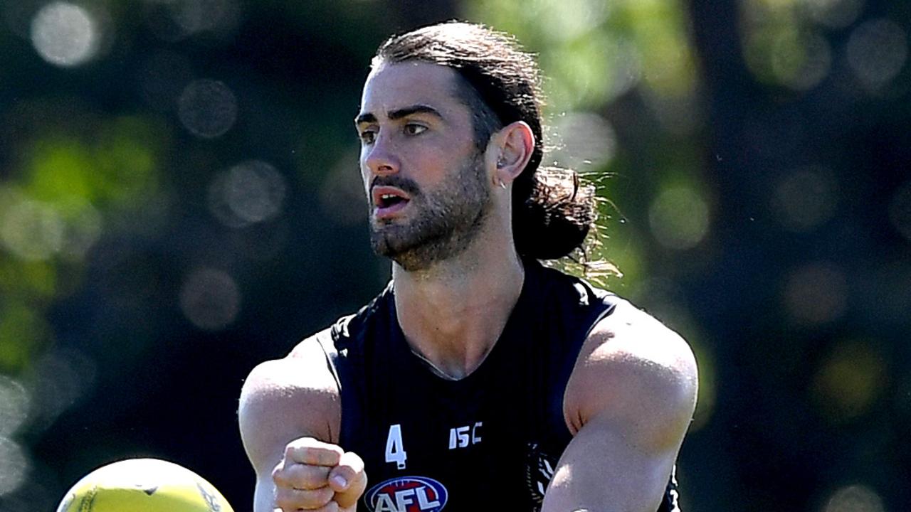 Brodie Grundy’s numbers dipped during a congested fixture last year.