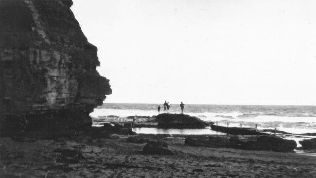 The first rock pool at Newport. Picture Avalon Beach Historical Society