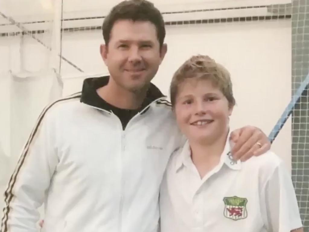 Ricky Ponting and Will Pucovski.