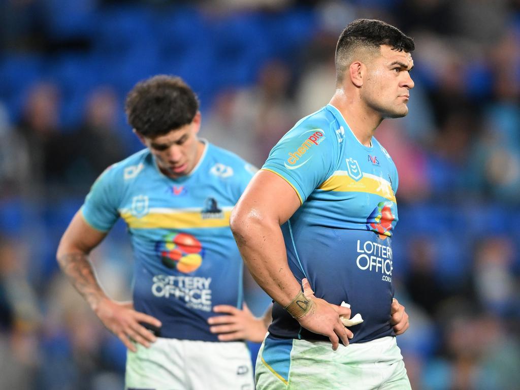 2024 ended with a whimper not a bang for David Fifita. Picture: Getty Images