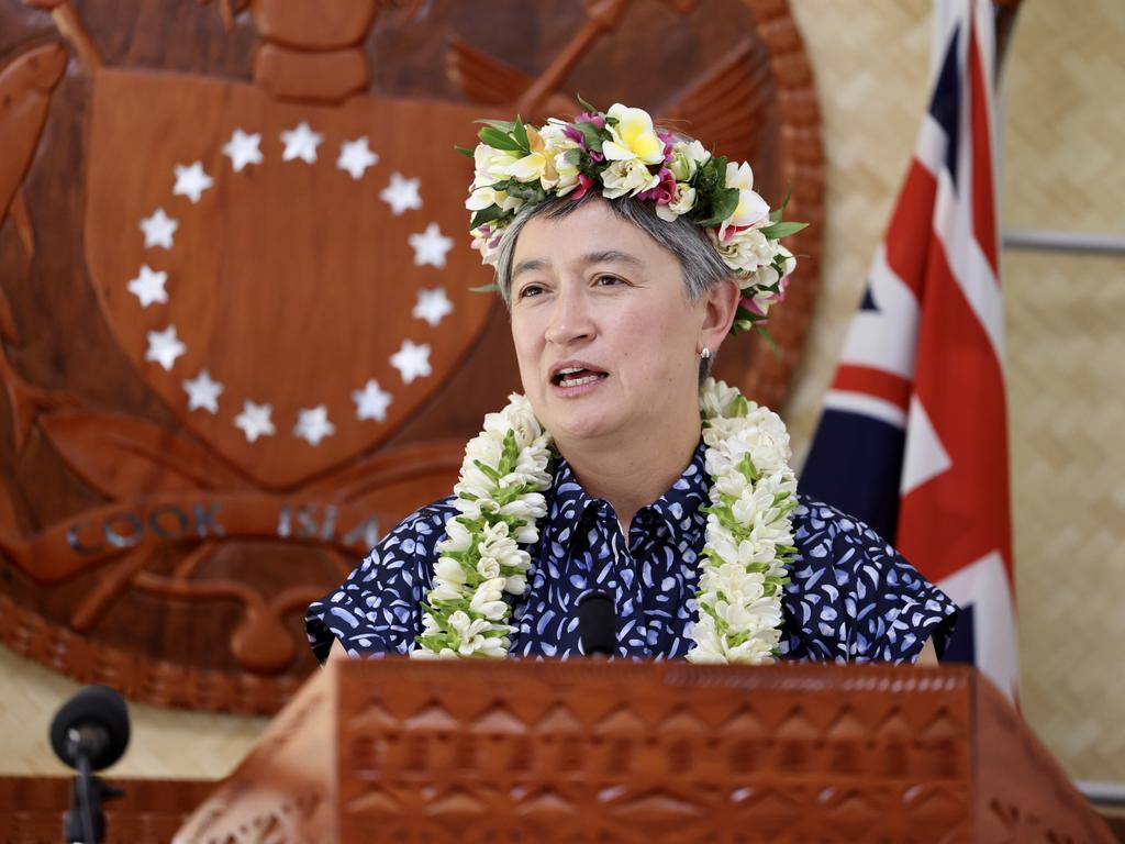 Foreign Affairs Minister Penny Wong’s bungled announcement of the reversal added insult to injury. Picture: Department of Foreign Affairs via NCA NewsWire.