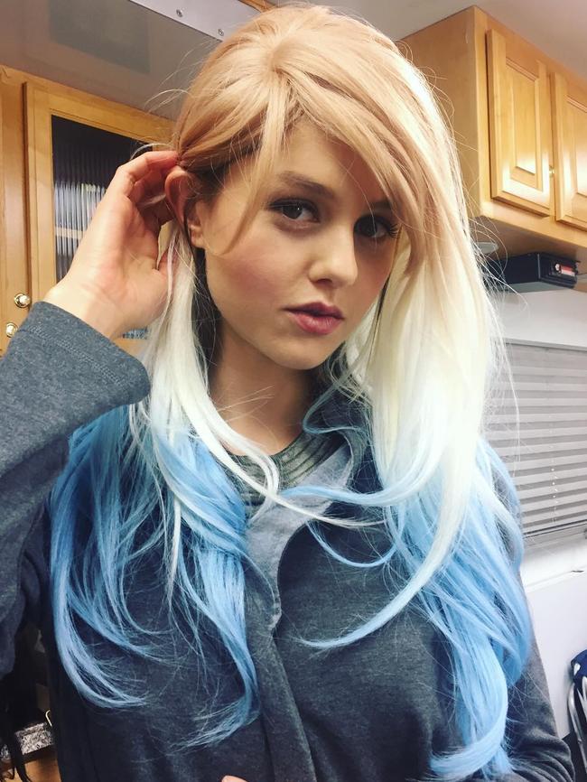 Blue hair? 