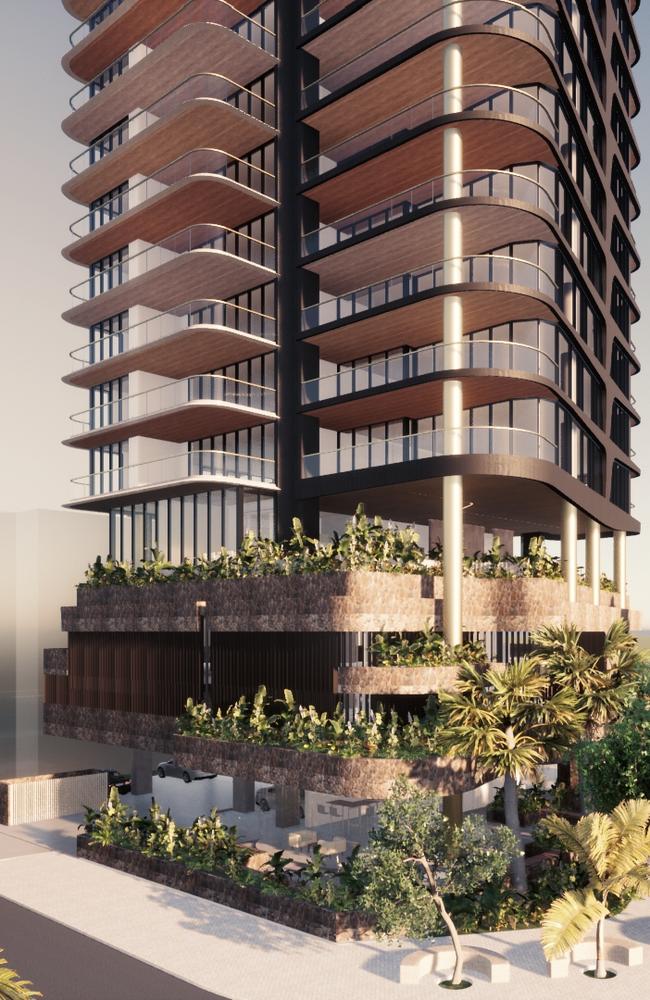 Artist impression of the Casa Beach tower. Picture: Supplied