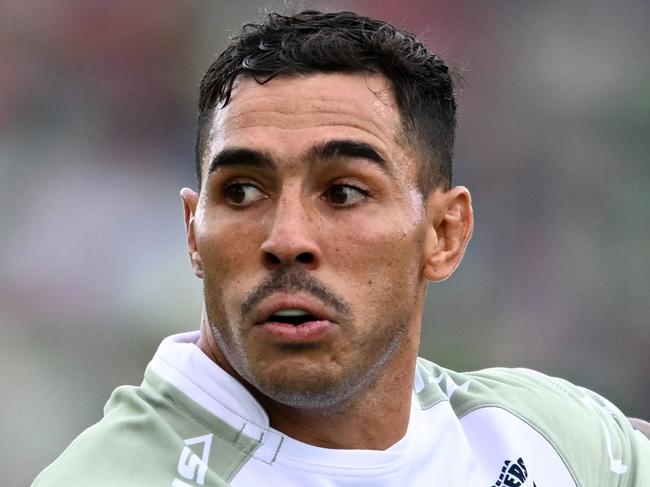 NRL 2025 RD08 Canberra Raiders v Dolphins - Jamal Fogarty. Picture: NRL Photos