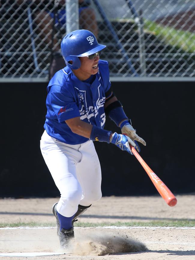 Greater Brisbane League baseball - Coomera vs Surfers Paradise at Beenleigh. Surfers’ Yoshi Nishikawa. Picture: Mike Batterham