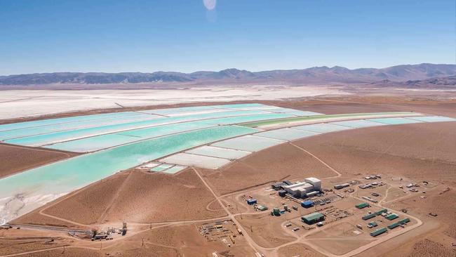 Orocobre's Olaroz lithium brine project in Argentina.