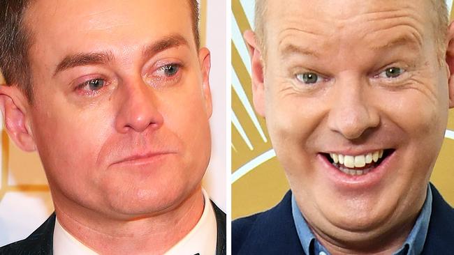 GOLD COAST, AUSTRALIA - JULY 01: Grant Denyer celebrates with wife Chezzi after winning the Gold Logie at the 60th Annual Logie Awards at The Star Gold Coast on July 1, 2018 in Gold Coast, Australia. (Photo by Chris Hyde/Getty Images)