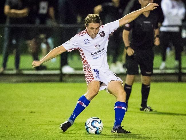 Gold Coast Knights midfielder Max Brown. Picture: East End Digital