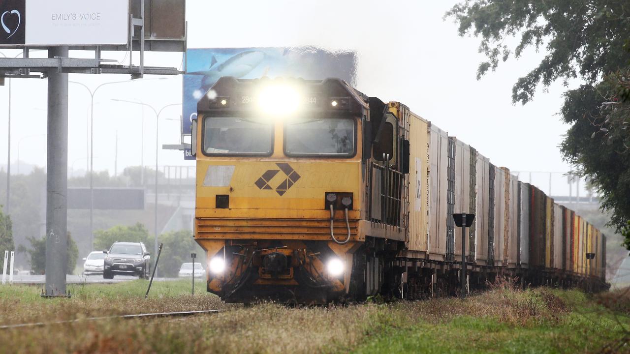 Aurizon shares took a battering on Monday after the company cut its earnings guidance on the back of lower volumes. Picture: Brendan Radke