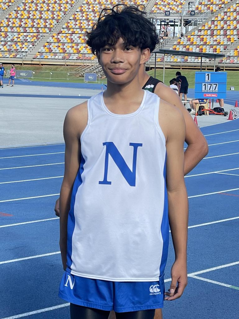 Sean Putra Susilo of Nudgee won in record breaking time.