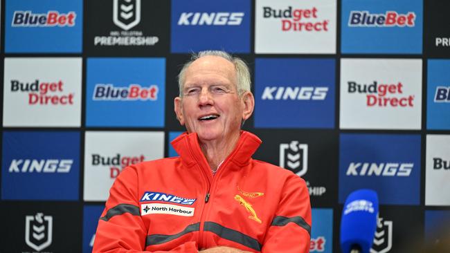 NRL 2024 RD10 Dolphins v Manly-Warringah Sea Eagles - Wayne Bennett Coach. Picture: NRL Photos