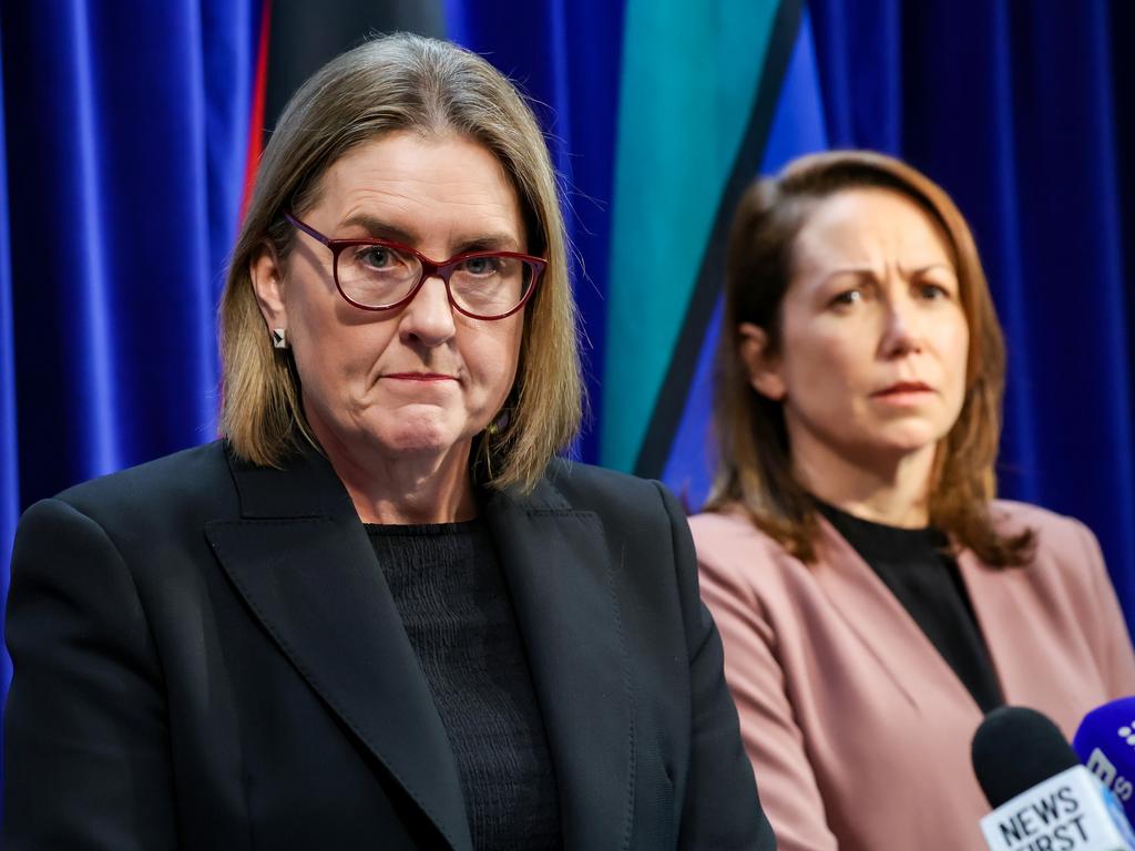 Premier Jacinta Allan and Attorney-General Jaclyn Symes. Picture: Ian Currie/NCA NewsWire