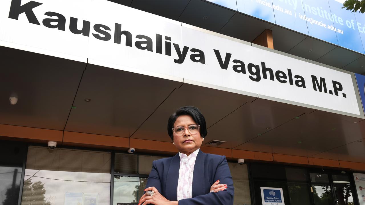 Labor MP Kaushaliya Vaghela at her electoral office in Werribee. She is accusing the Victorian Labor government of bullying. Picture: David Caird