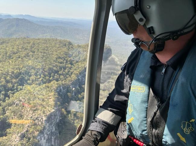 Chopper rescues injured hiker trapped in Central Qld national park