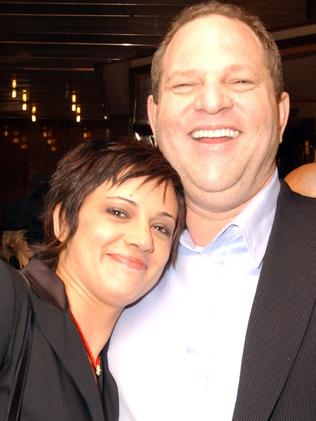 Asia Argento and Harvey Weinstein during the 2004 Cannes Film Festival. Picture: Supplied