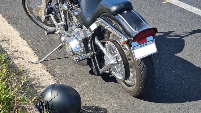 A 29-year-old motorcyclist on his way to Newcastle Supercars has been charged with Special range PCA and other offences totalling 15 demerit points and attracting $1610 in fines after being stopped in Newcastle on March 11, 2023. Picture: NSW Police.