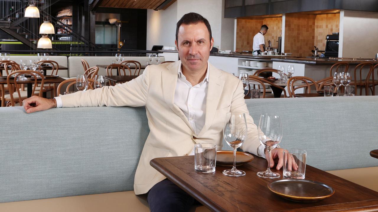 Herve Dudognon at his new restaurant Herve’s in Albion. Picture: Liam Kidston