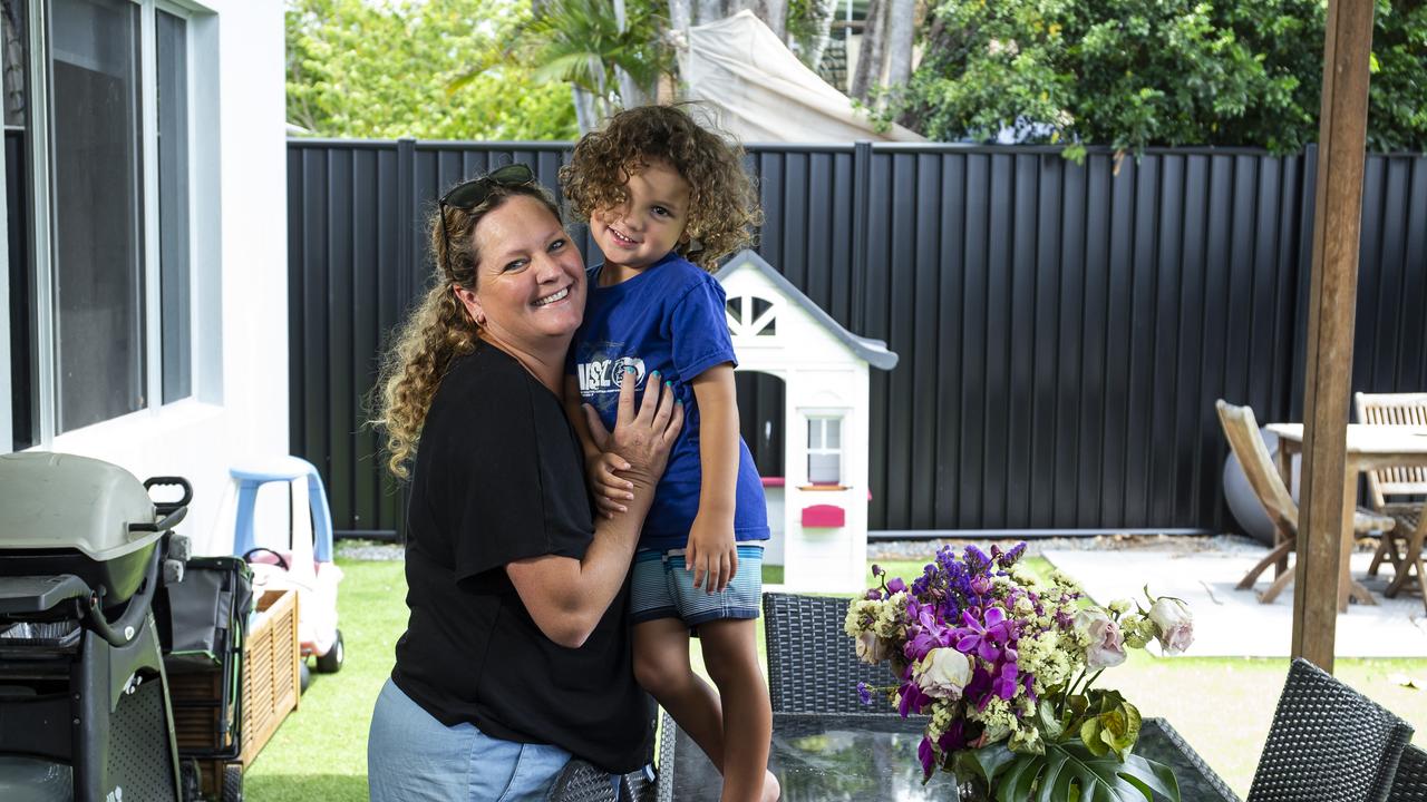 Jane Moana rescued her son Zac from drowning. Picture: Mark Cranitch