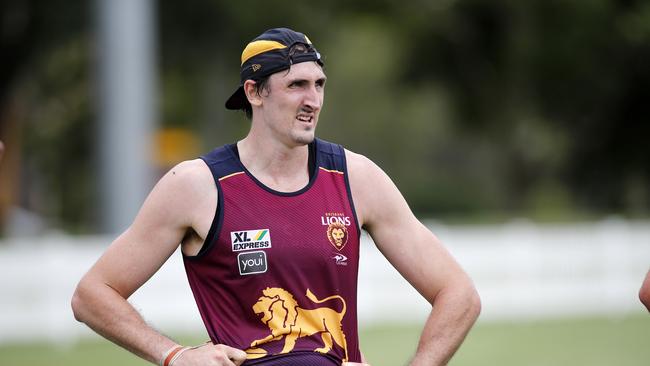 Oscar McInerney and the Lions are keen to bounce back against the Demons. Picture: Josh Woning