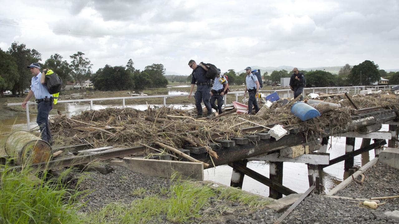 Debris in the aftermath of flash flooding at Grantham – Wednesday January 12, 2011. Photo Bev Lacey / The Chronicle