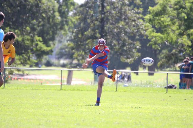Ballymore Cup rugby action at the Albany Creek Brumbies Junior Rugby Union Club on Friday, April 12, 2024.