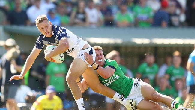 Zac Laybutt of the Cowboys was a trial stadnout. Picture: Getty Images