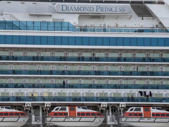 More than 60 people have tested positive for coronavirus on the Diamond Princess cruise ship. Picture: Getty Images