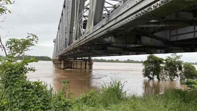 The Burdekin Bridge from the Home Hill side on Saturday afternoon. Photo: Melissa Anne