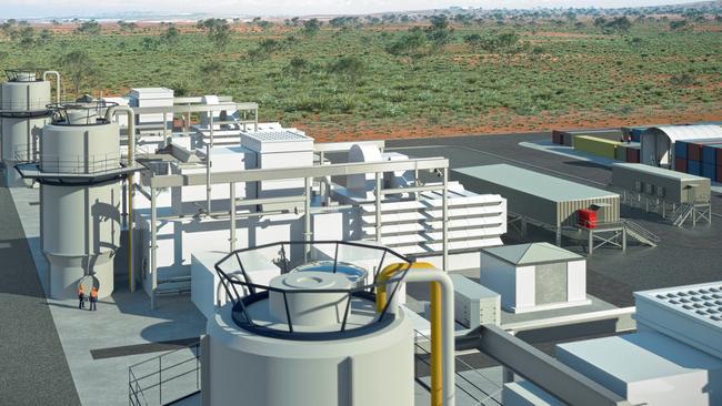 The world's biggest hydrogen production facility, power plant and storage planned for Whyalla. Supplied.