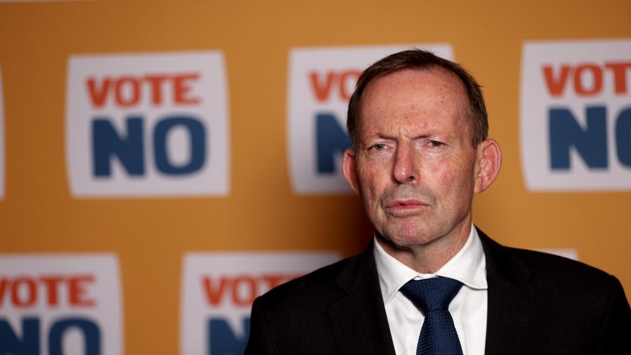 Former prime minister Tony Abbott has welcomed the No result. Picture: NCA NewsWire / Damian Shaw