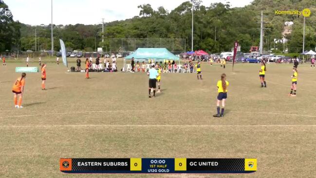 Replay: Eastern Suburbs v Gold Coast United (U12 girls gold) - Football Queensland Junior Cup Day 3