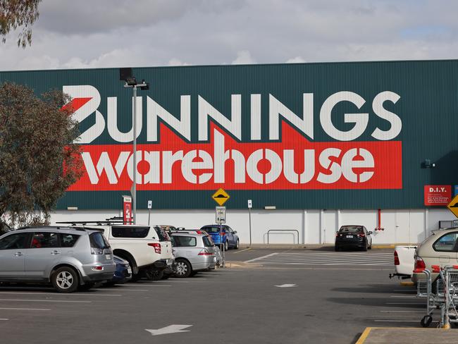 ADELAIDE, AUSTRALIA - NewsWire Photos AUGUST 24,  2021: A general view including signage of Bunnings store in Mile End, Adelaide. NCA NewsWire / David Mariuz