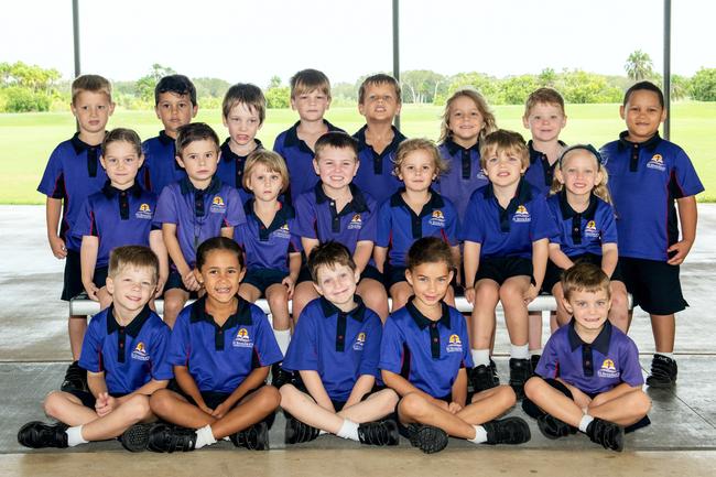 St Brendan's Catholic Primary School 2022 Prep class. (L-R) Back Row: Jacob Overweter, Myles Munn, Zachariah Webster, Mason Veivers, Alfie Muller, Cooper Dalton, Harry Janson, Eden Cavanagh; middle row: Aria McGarity, Mason Hunt, Ashlyn Bolger, Harry Zahl, Ayla Fredricks, Elliot McDonald, Georgia Rhodes; front row: Zachary Hargrave, Zoey Cedar, Flynn Jurczyluk, Kehra Heap, Sonny Erickson. Picture: Michaela Harlow MKY2022PREP
