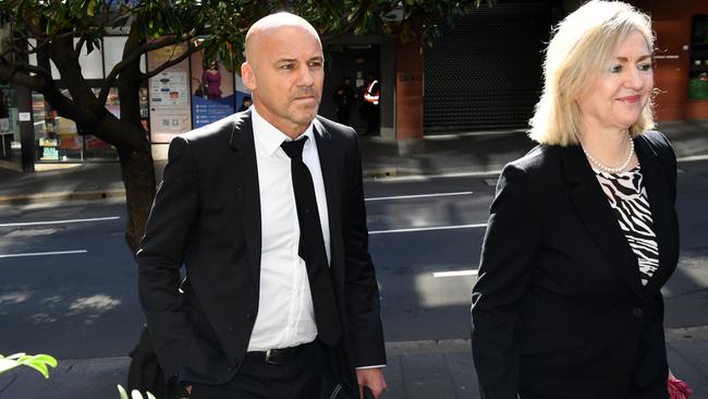 Gary Jubelin arrives at the Downing Centre Court in Sydney. Picture: NCA NewsWire/Joel Carrett