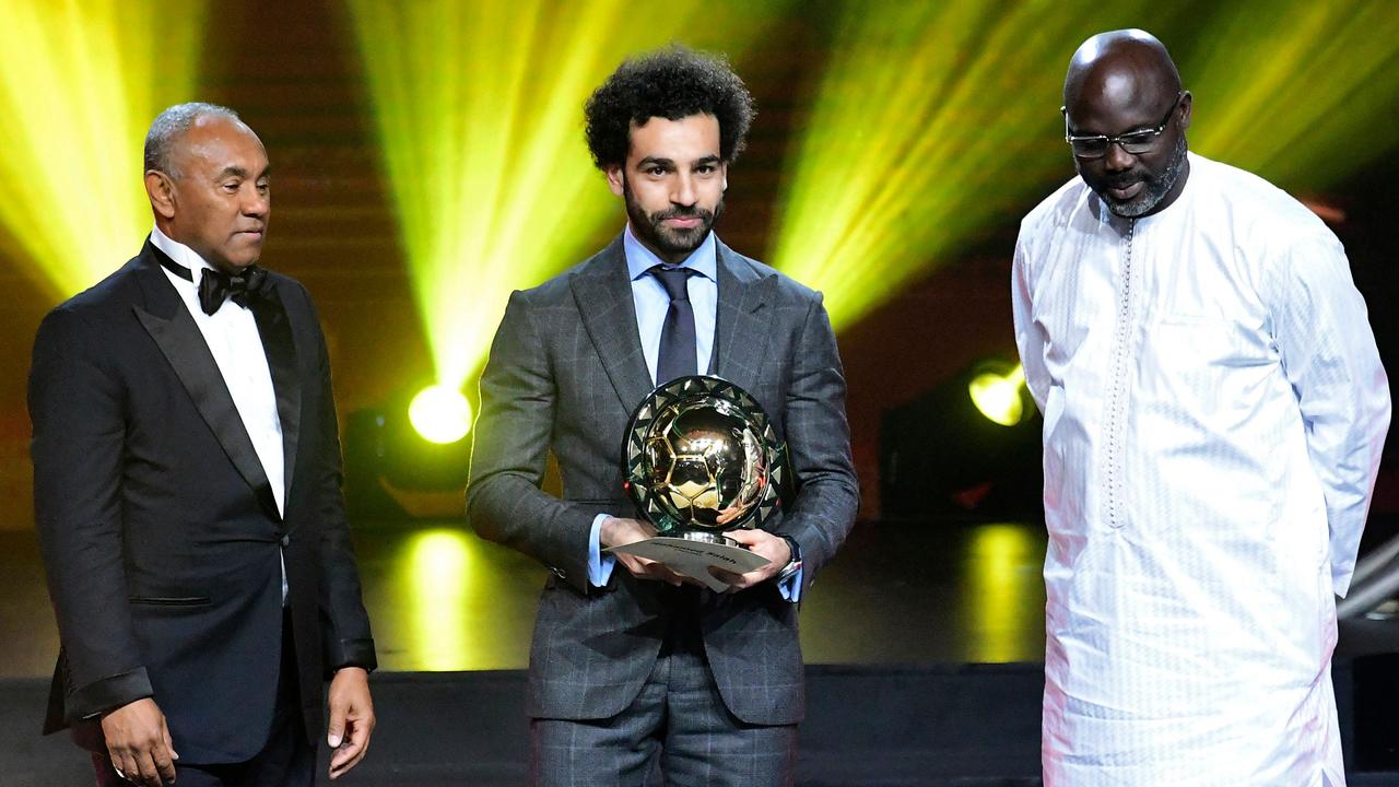 Mohamed Salah was named African Player of the Year. (Photo by SEYLLOU / AFP)