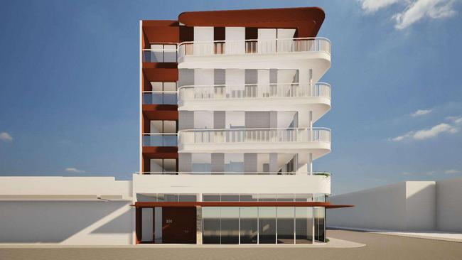 Artist impression for proposed five-storey residential building for 290 Unley Road at Hyde Park. Picture: SMFA