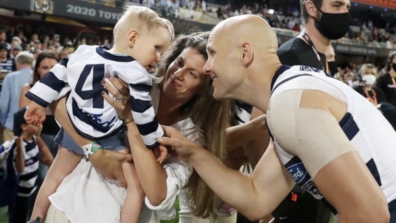 Levi’s parents, former AFL legend Gary Ablett and his wife Jordan have opened up about their son’s heartbreaking illness in the hope of helping other children. Picture: Supplied