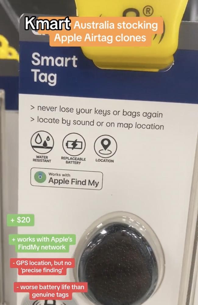 Kmart appeared to recall the Smart Tag from its physical and online stores after launching the product earlier this month.