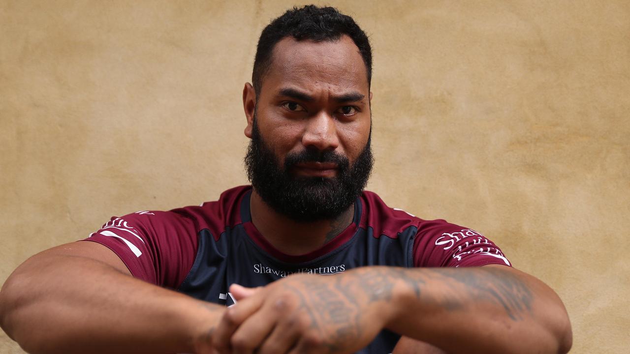 Manly Sea Eagles player Tony Williams at Manly headquarters in Narrabeen. Picture: Brett Costello