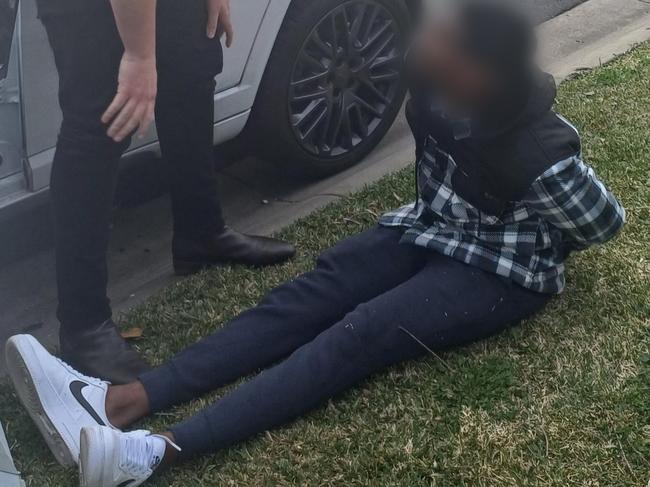 The man who was arrested by police in Merrylands. Picture: NSW Police/Supplied