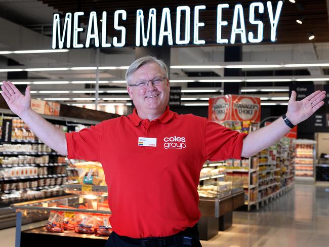 Coles chief Steven Cain. Picture: Andrew Henshaw