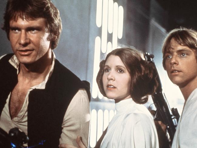 Back to the future ...  Harrison Ford is also set to star in the new Star Wars film, alongside original stars carrie Fisher, and Mark Hamill.  Picture:  AP