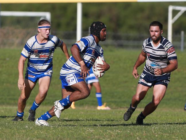 Cairns Brothers hooker Quinlyn Cannon in the trial against Townsville Brothers at Stan Williams Park. PICTURE: Matthew McInerney