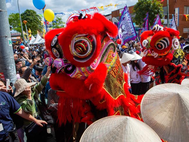 All the colour of the Cabramatta Moon Festival in Cabramatta, NSW. The Cambramatta Moon Festival is celebrating 20 years this year. Sunday, 23rd September 2018. (AAP Image/Jordan Shields)