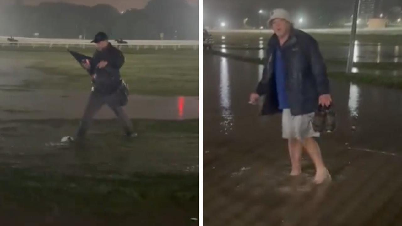Doncaster Day at Randwick will still go ahead despite the track being severely waterlogged. Picture: Twitter
