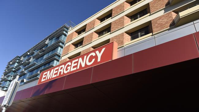 The emergency department has been rated “extremely busy” with expected wait times between 90 minutes and four-and-a-half hours. Picture: Alan Barber