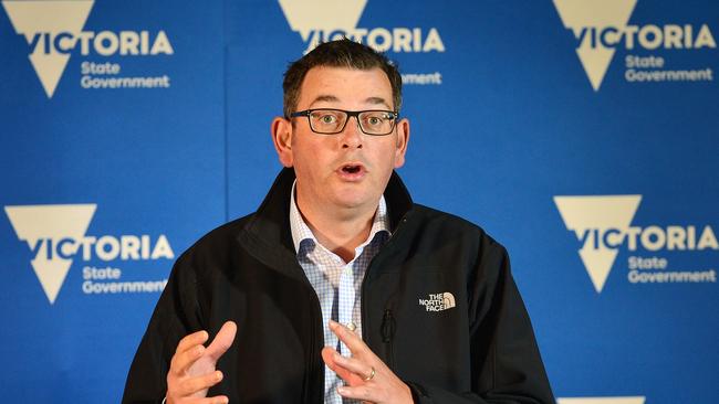 Who knows when Premier Daniel Andrews will let us out again. Picture: Nicki Connolly