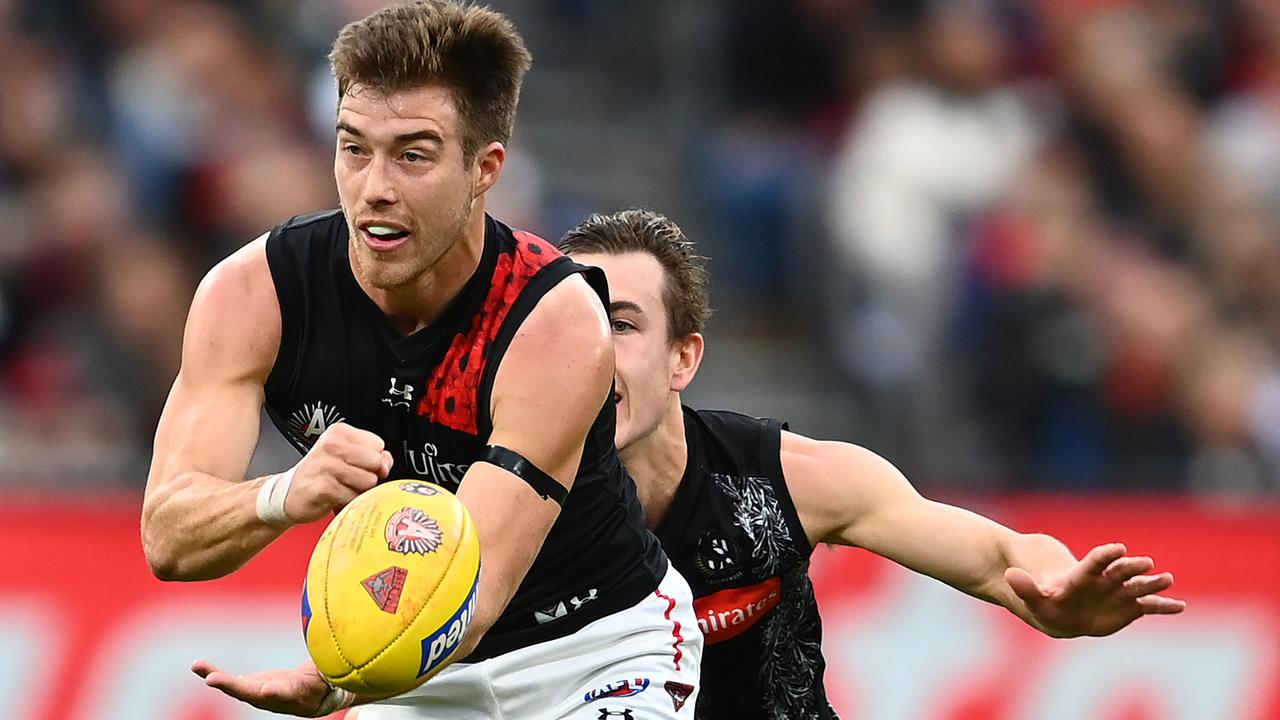 Zach Merrett says being axed from Essendon’s leadership group stung.