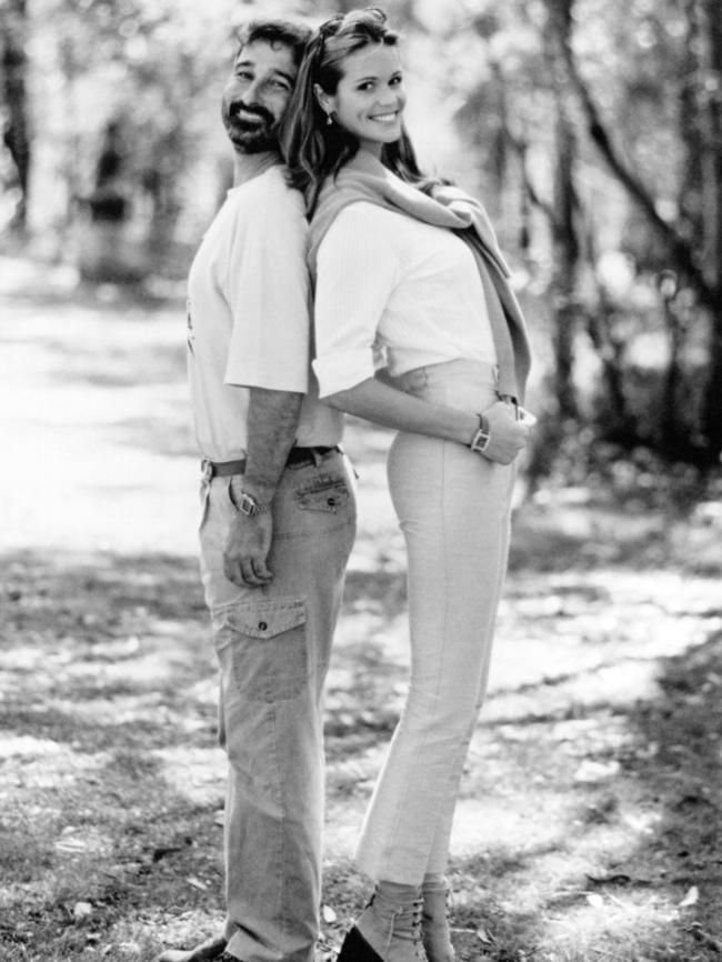 Elle Macpherson on Burke’s Backyard in 1994. Picture: Ch 9