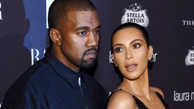 Kanye West and Kim Kardashian have been arguing over the ongoing renovations at their luxury Los Angeles home, TMZ reports. Picture: Dimitrios Kambouris/Getty Images for Harper's Bazaar
